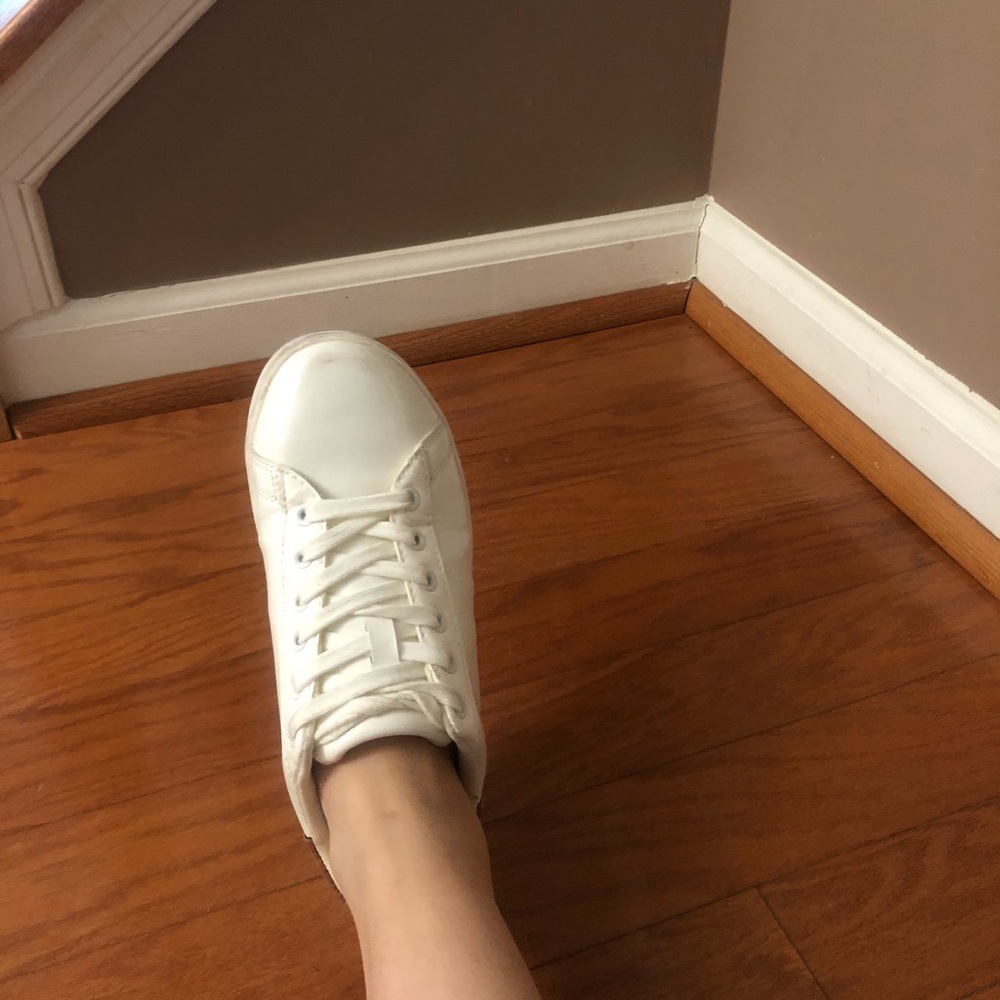 White sneakers